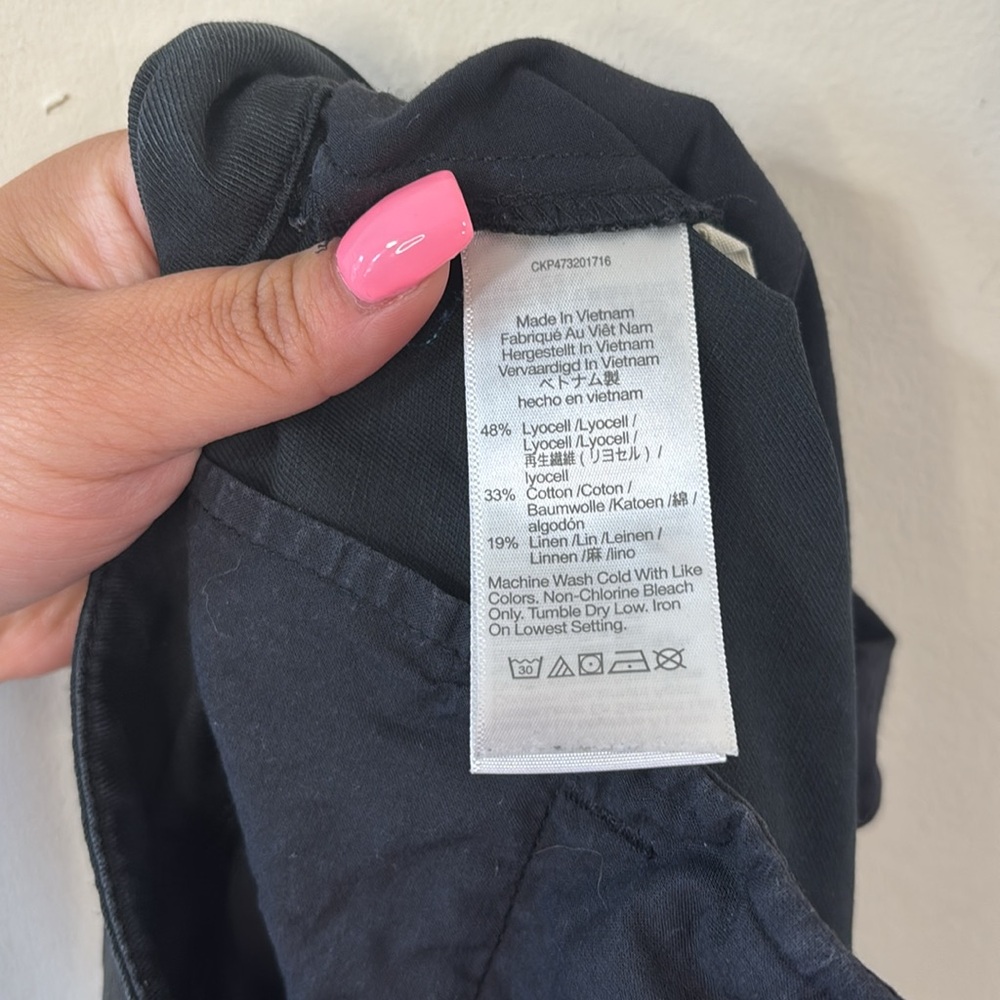 Madewell The Harlow Wide-Leg Pant Black Size 12 - Picture 10 of 11
